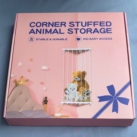 Other - Black Corner Stuffed Animal Storage